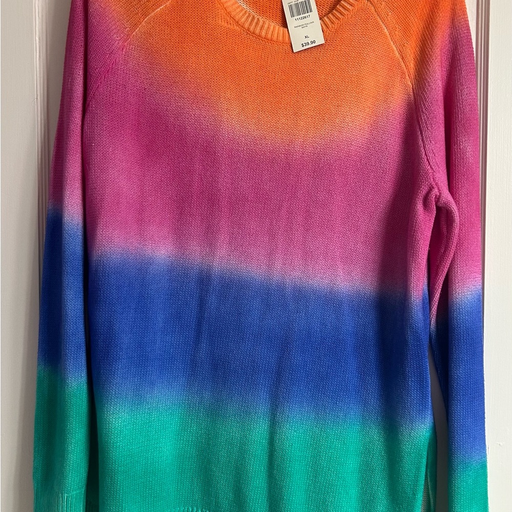 Colorful Gradient Women's Sweater